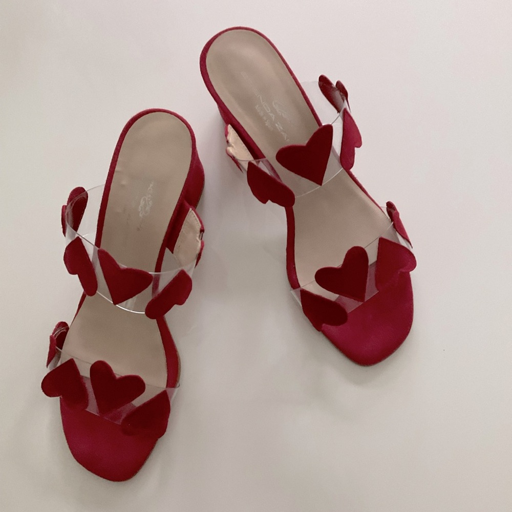 Brenda Zaro Hearts Sandals